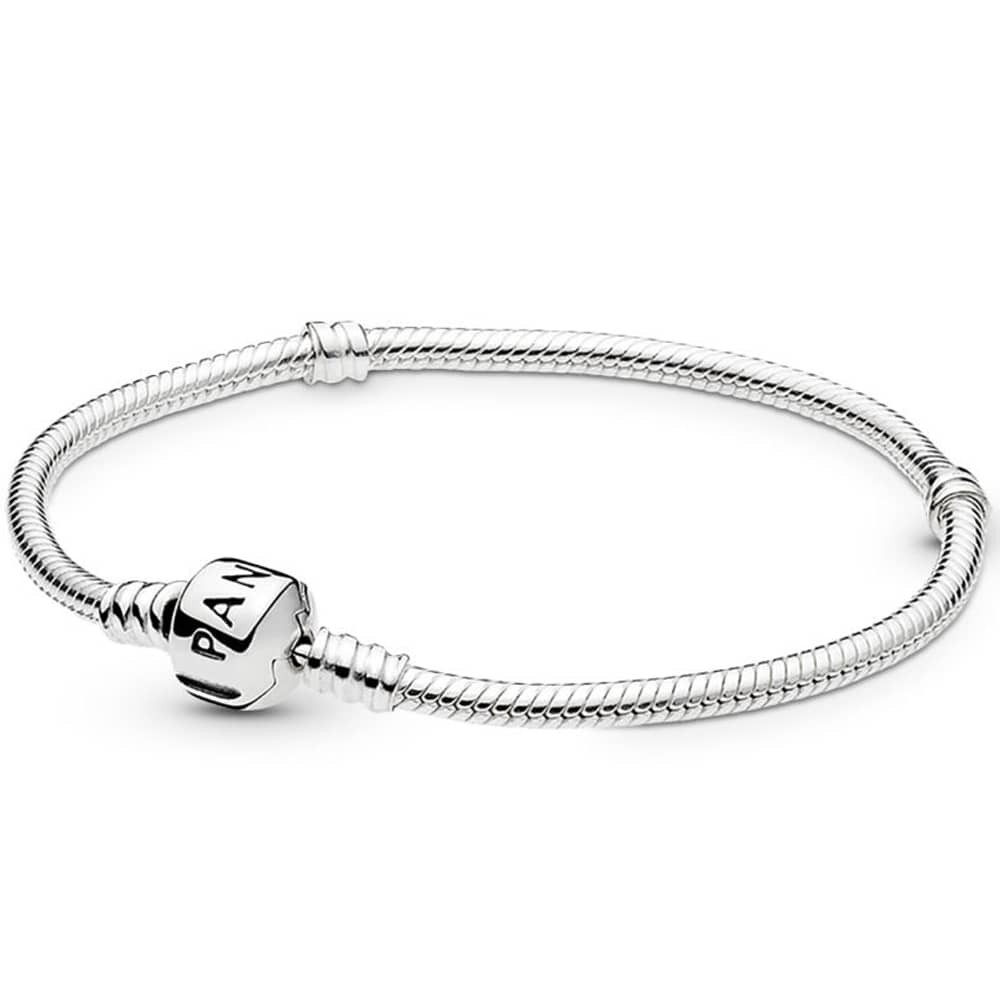 Feio Pandora s925 Snake Chain Charm Bracelet