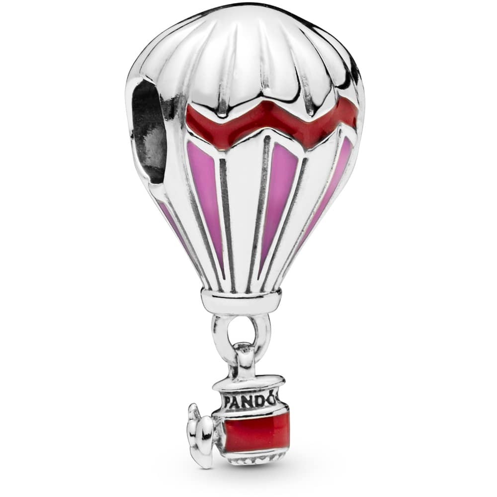 Feio Pandora Red Hot Air Balloon Charm