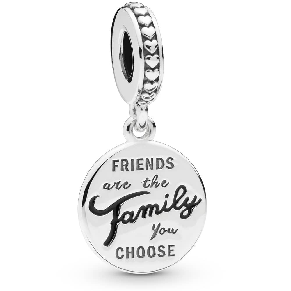 Feio Pandora Friends Are Family Pendant Charm