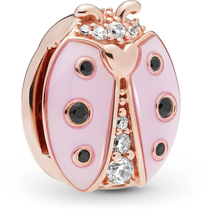 Feio Pandora Rose Pink Ladybird Clip Charm